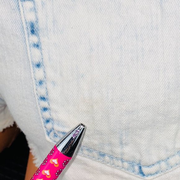 Rue 21 Retro Looking Yoke Jean Shorts 1/2 - Picture 7 of 11